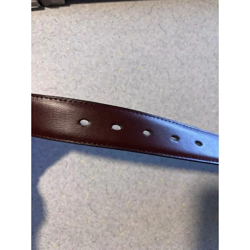 Beltox Fine Men's Black Reversible Belt 44-46